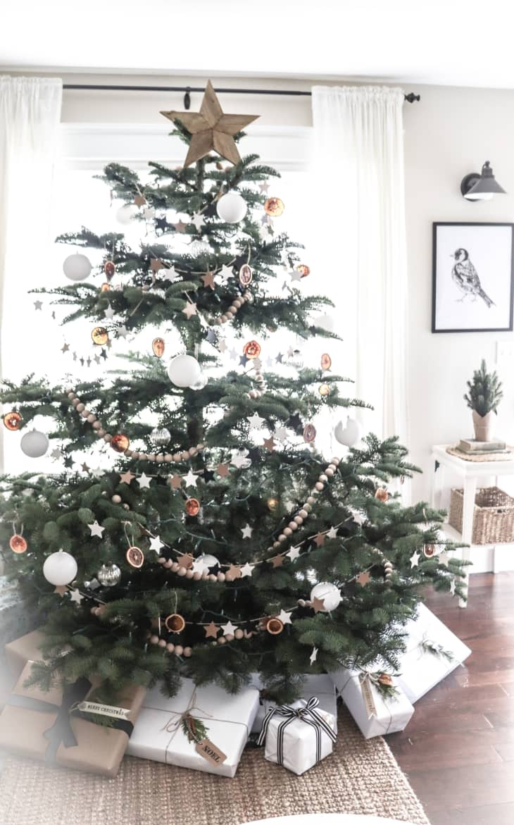 DIY ScandiStyle Christmas Tree Apartment Therapy